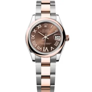 Superclone Rolex Datejust Chocolate Roman Diamond Dial 278241-0003 31 mm