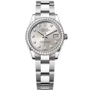 Superclone Rolex Datejust Silver Diamond Dial 278384RBR-0033 31 mm