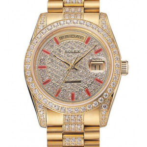 Superclone Rolex Day-Date Gold Dial 1453960 37 mm