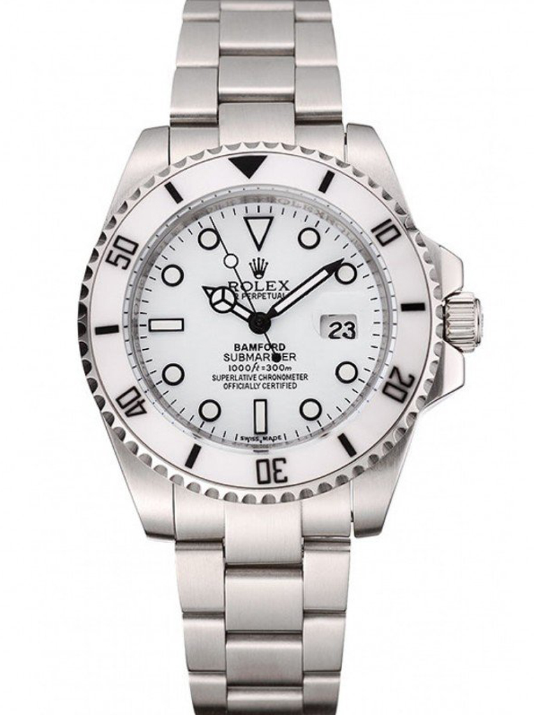 Rolex Submariner White Dial 1453863