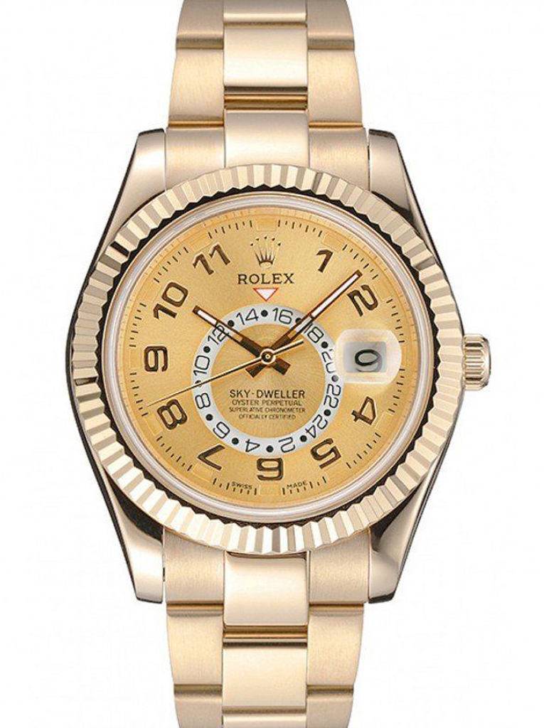 Rolex Sky-Dweller Gold Dial 80243