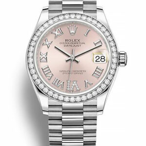 Rolex Datejust Pink set with diamonds Dial 278384RBR 31 mm