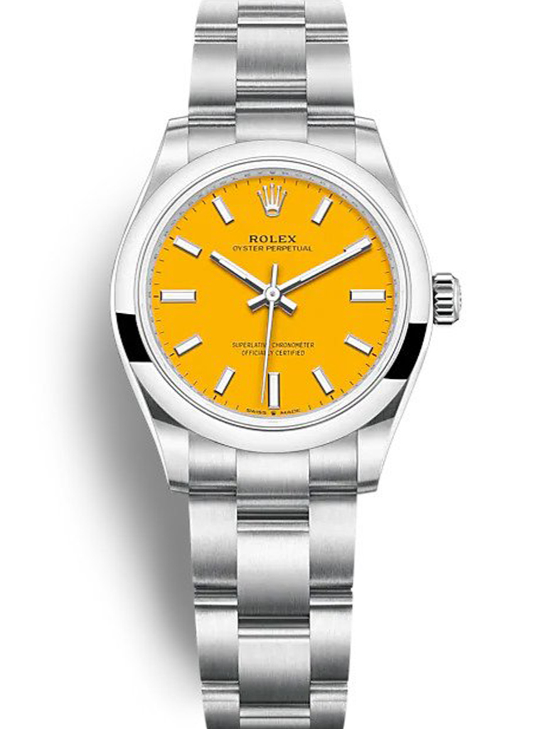 Rolex Oyster Perpetual Lady Yellow Dial 277200 31 mm
