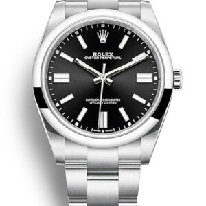 Rolex Oyster Perpetual Lady Black Dial 124200 34 mm