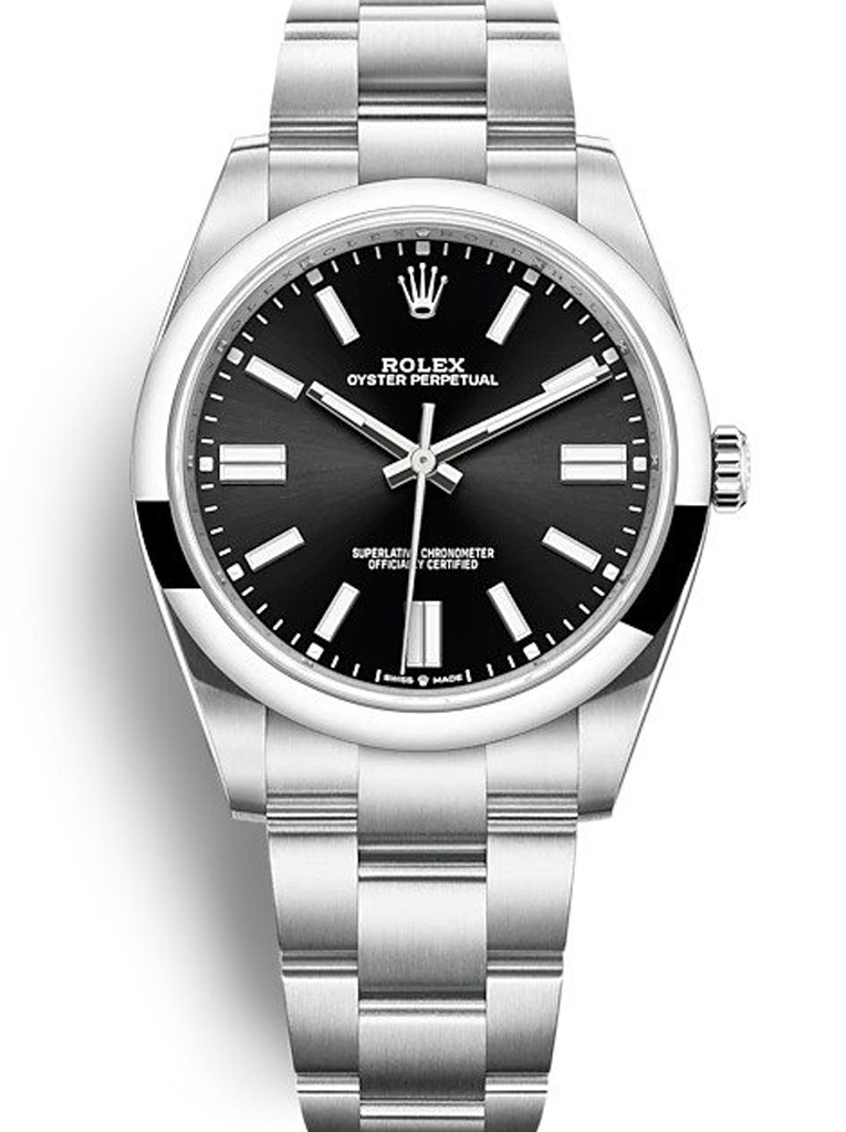 Rolex Oyster Perpetual Lady Black Dial 124200 34 mm