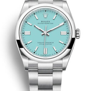 Rolex Oyster Perpetual Tiffany Blue Dial 126000 36 mm