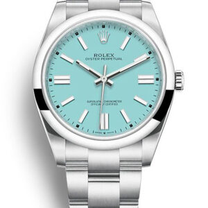 Rolex Oyster Perpetual Tiffany Blue Dial 124300 41 mm