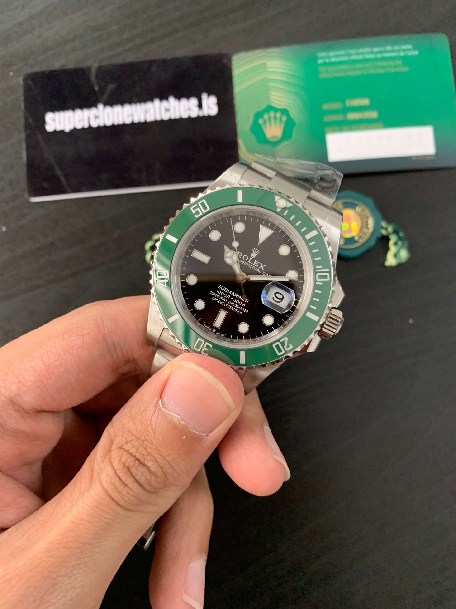Superclone Rolex Submariner Black Dial 126610LV “Starbucks” - Image 6