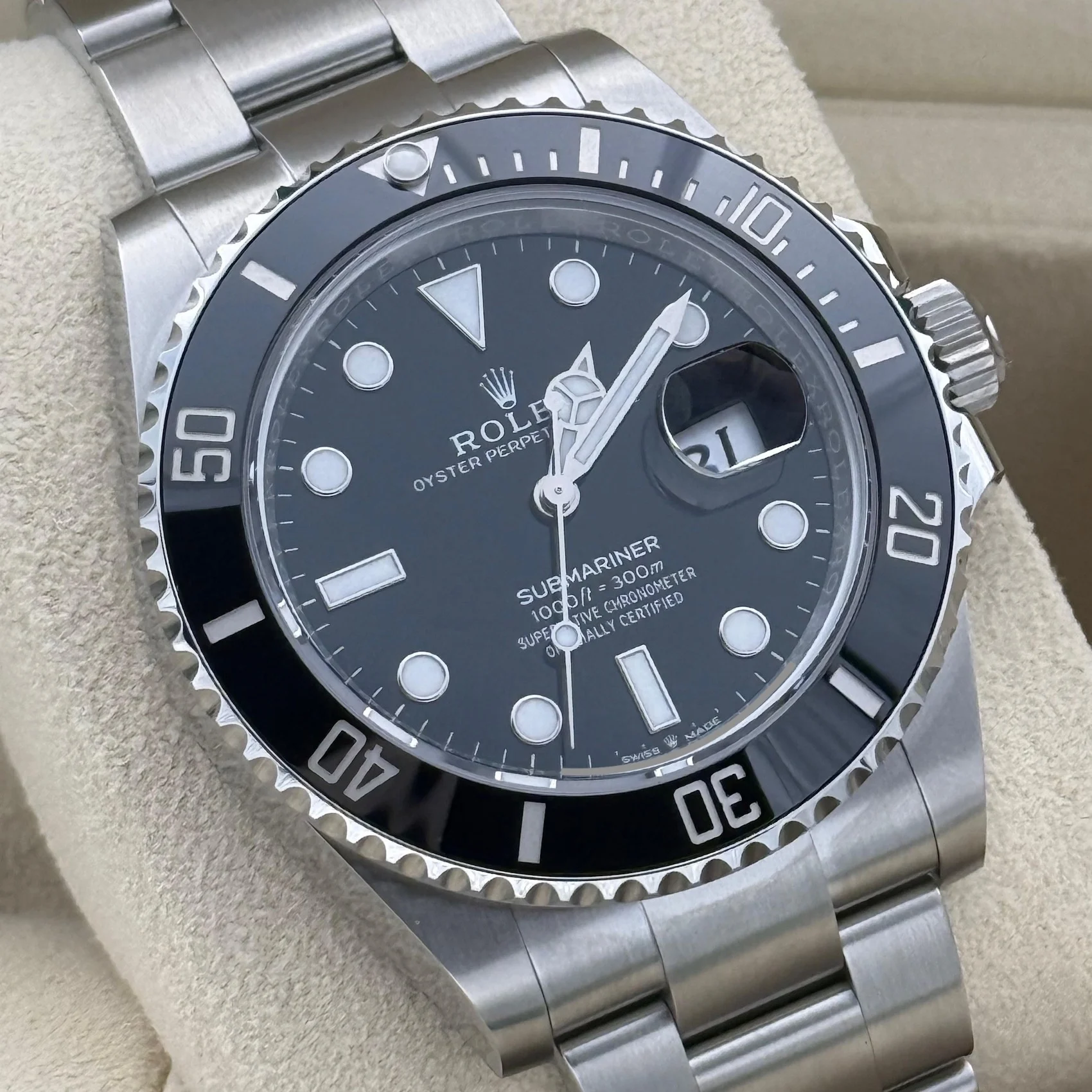 Superclone Rolex Submariner Black Dial 126610LN - Image 8