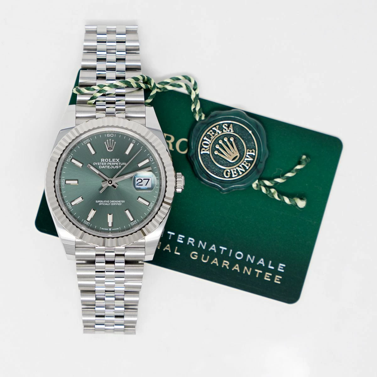 Rolex Datejust Green Dial 126334 Jubilee 41 mm - Image 5