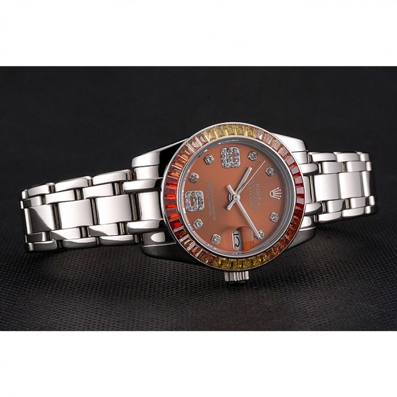 Rolex Datejust Orange Dial REP016821 33 mm - Image 4