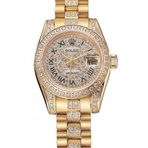 Superclone Rolex Datejust Gold Dial 1453955 21 mm