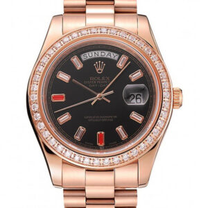 Superclone Rolex Day-Date Black Dial 1454102 40 mm