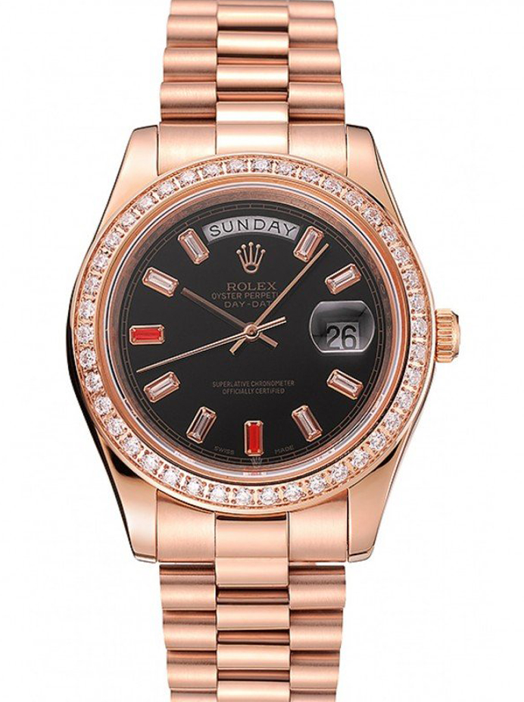 Superclone Rolex Day-Date Black Dial 1454102 40 mm